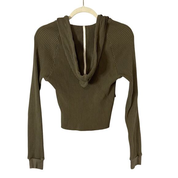 The Range Zip Hoodie Utility Green Size XS - Picture 2 of 7